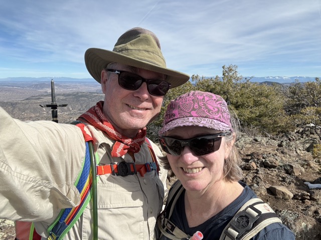 Chad and Anna on the peak